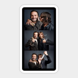 Rick and Daryl Sticker